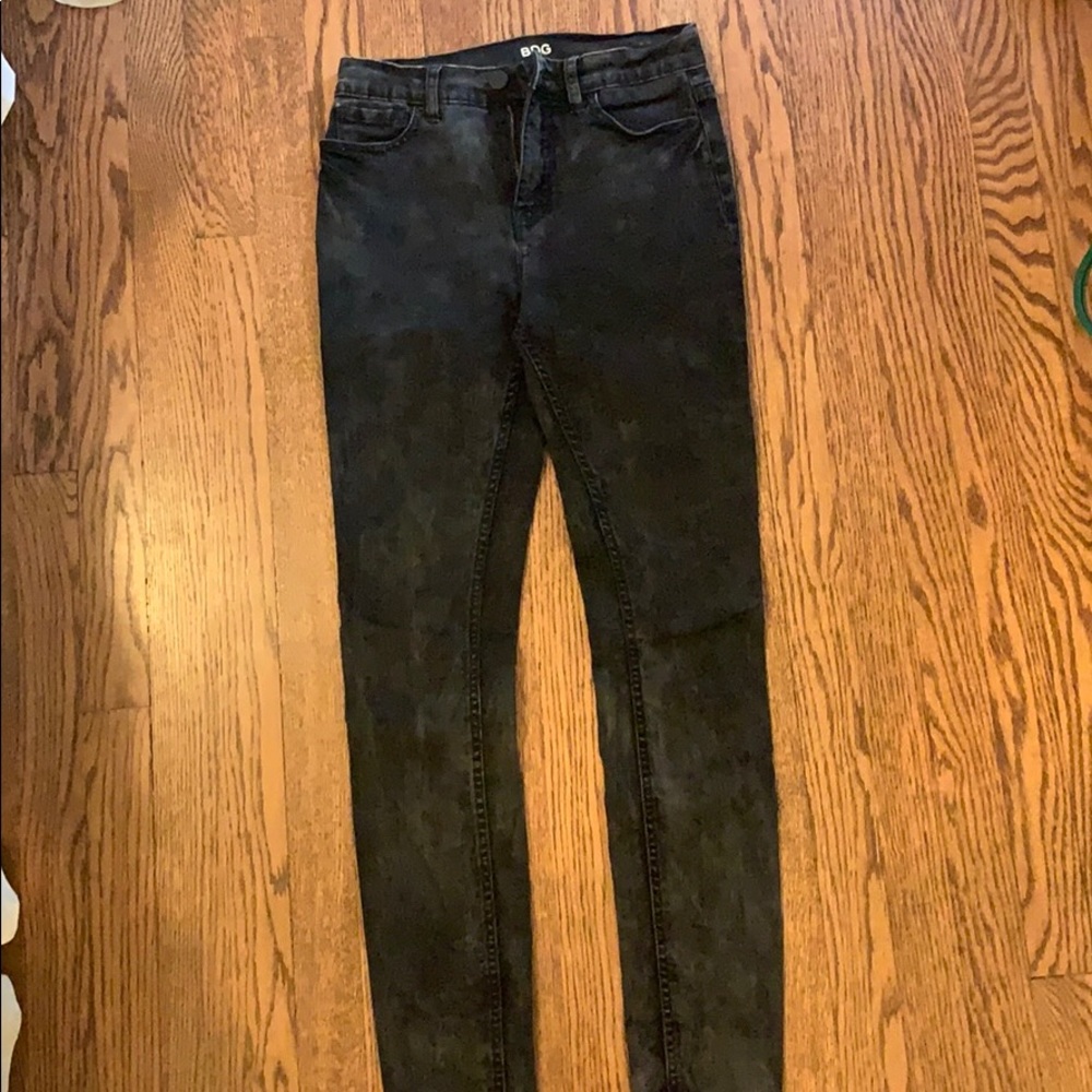 BDG long smoky black high rise jeans